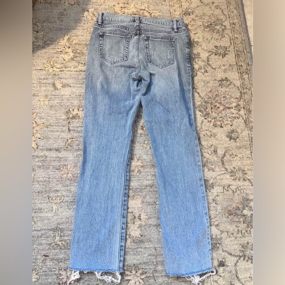 Joe's Jeans Distressed Skinny Ankle Denim Jeans Raw Hem Size 24 - Picture 8 of 10